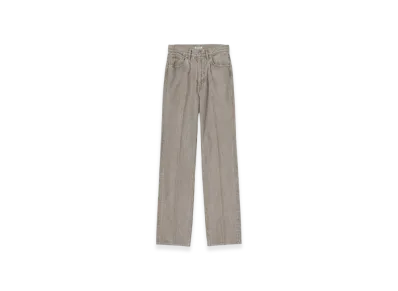 AURALEE Hard Twist Faded Brown Denim 5P Pants "Mocha Brown"