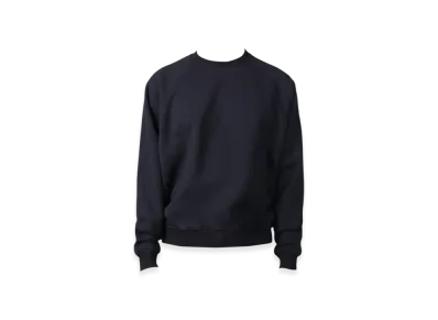 AURALEE Smooth Soft Sweat "Ink Black"