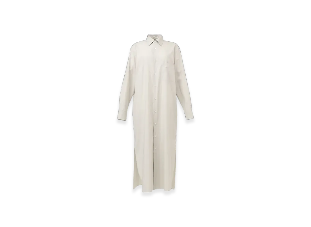 AURALEE Washed Finx Twill OnePiece "Dusty Pale Blue"