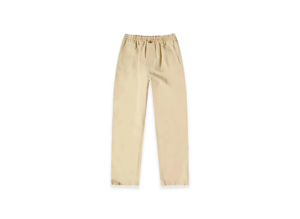 AURALEE Washi Hi Density Easy Pants "Ivory Beige"
