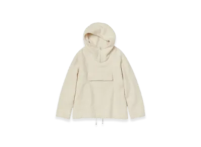AURALEE Alpaca Wool Leno Cloth P/O Parka "Ivory White"