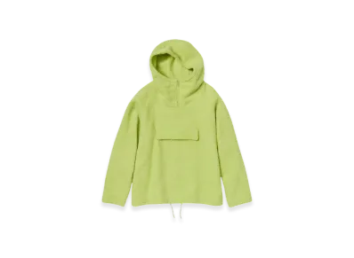 AURALEE Alpaca Wool Leno Cloth P/O Parka "Lime Green"