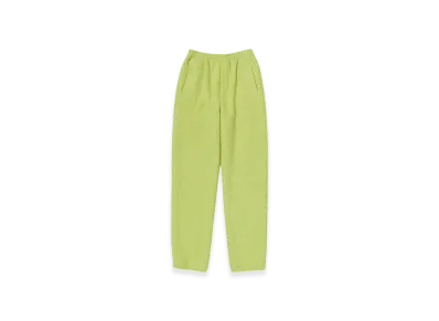 AURALEE Alpaca Wool Leno Cloth Easy Pants "Lime Green"