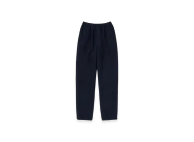 AURALEE Alpaca Wool Leno Cloth Easy Pants "Dark Navy"
