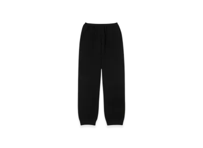 AURALEE Heavy Milano Rib Knit Pants "Black"