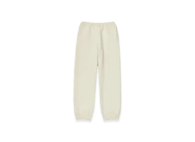 AURALEE Heavy Milano Rib Knit Pants "Ivory White"