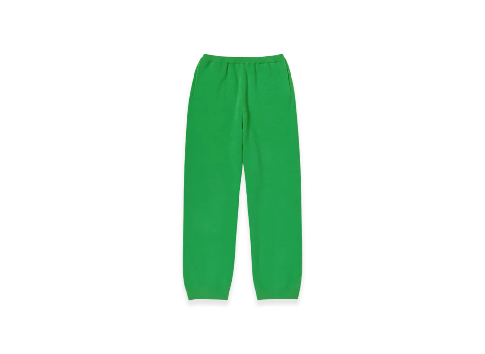 AURALEE Heavy Milano Rib Knit Pants "Green"