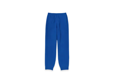 AURALEE Milled French Merino Rib Knit Pants "Royal Blue"