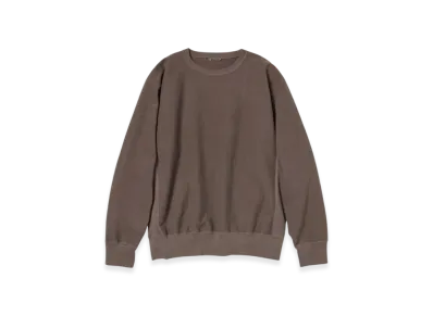 AURALEE Super Milled Sweat P/O "Brown"