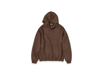 AURALEE Baby Camel Flannel P/O Parka "Dark Brown"