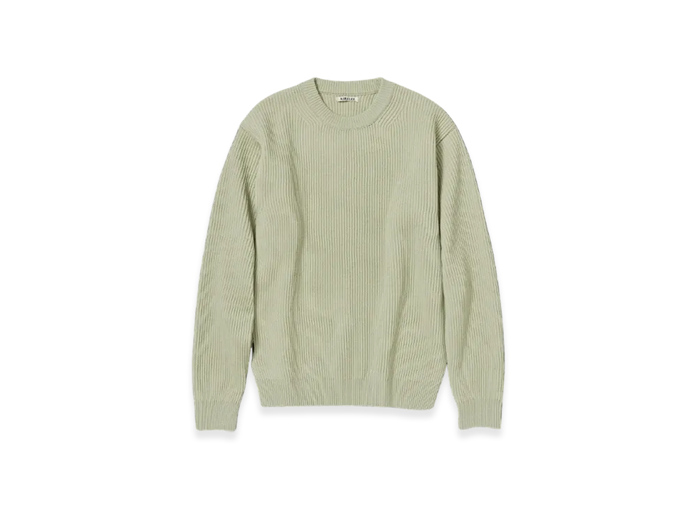 AURALEE French Merino Rib Knit P/O 