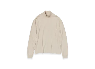 AURALEE Seamless Hi Neck L/S T-Shirt "Top Brown"