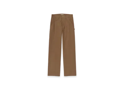 AURALEE Washed Heavy Canvas Pants "Brown"