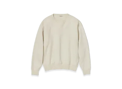 AURALEE Super Milled Sweat P/O "Light Khaki"