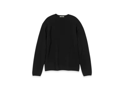 AURALEE Felted Wool Knit P/O "Black"