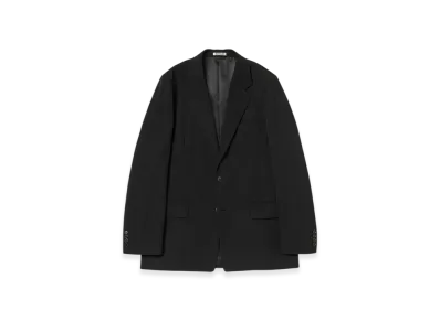 AURALEE Light Wool Max Gabardine Jacket Top "Black"