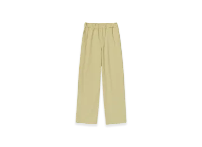 AURALEE Washed Heavy Chino Easy Pants "Khaki Yellow"