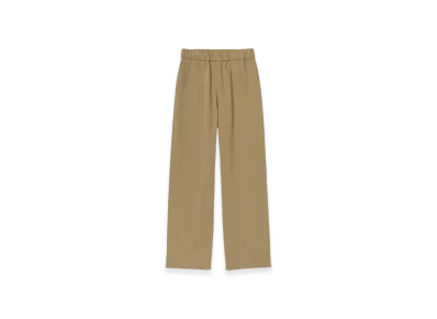 AURALEE Washed Heavy Chino Easy Pants "Light Brown"