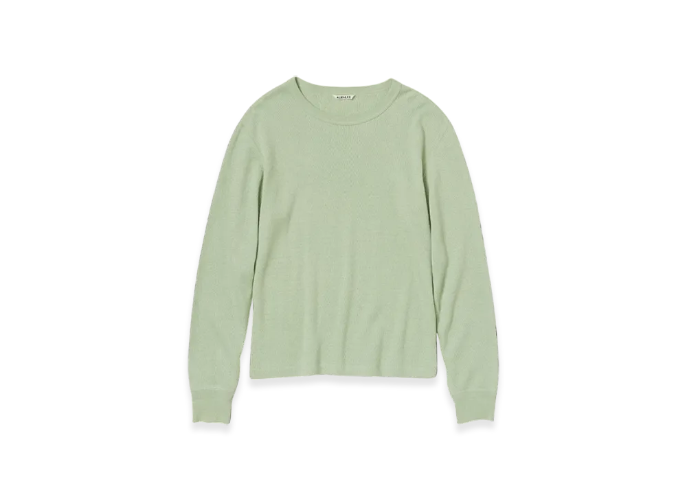 AURALEE Light Thermal P/O "Light Khaki"