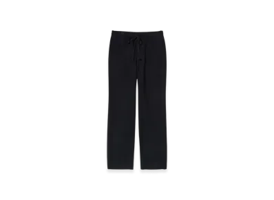 AURALEE Airy Wool Viyella Easy Pants "Dark Navy"