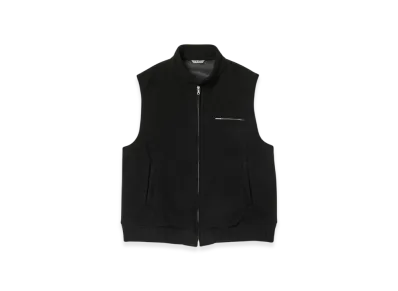 AURALEE Cashmere Wool Mosser Vest "Black"