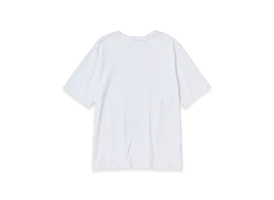 AURALEE Luster Plaiting Narrow Boat Neck T-Shirt "White"