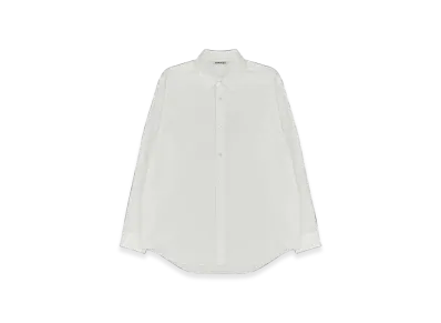 AURALEE Washed Finx Twill Shirts "White"