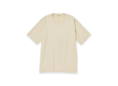 AURALEE Luster Plaiting T-Shirt "Ivory"