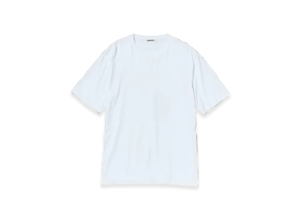 AURALEE Luster Plaiting T-Shirt "White"