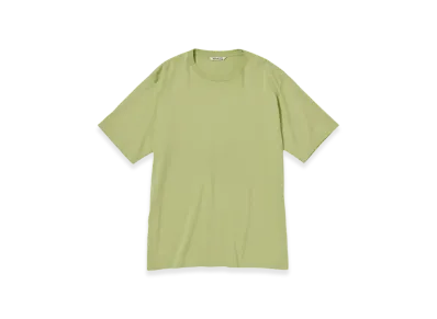 AURALEE Luster Plaiting T-Shirt "Light Green"