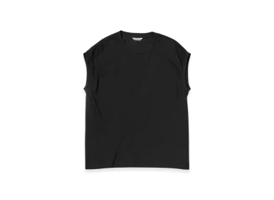 AURALEE Seamless Crewneck Sleeveless "Black"