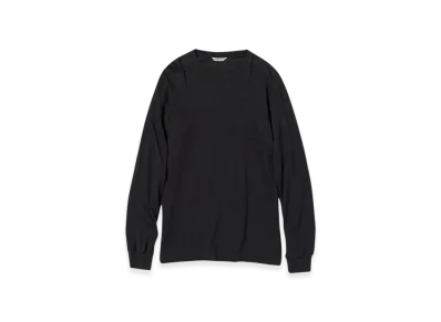 AURALEE Seamless L/S T-Shirt "Black"