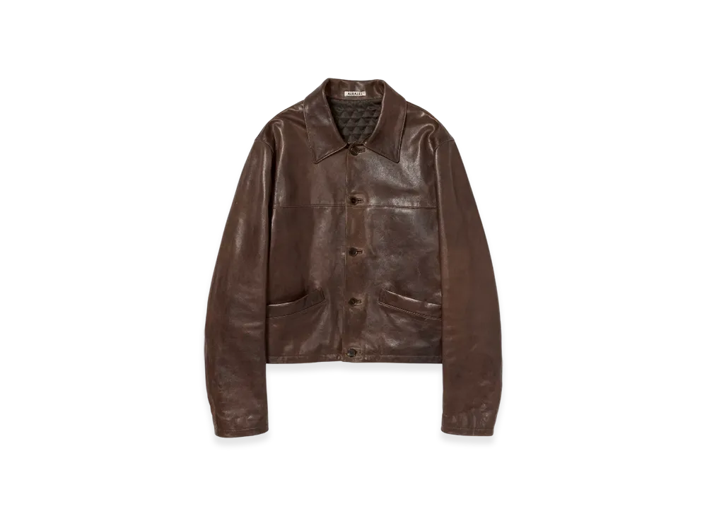 AURALEE フィンクスナチュラルギャバジンプロダクトダイブルゾン 25SS ファッション AURALEE フィンクスナチュラルギャバジン