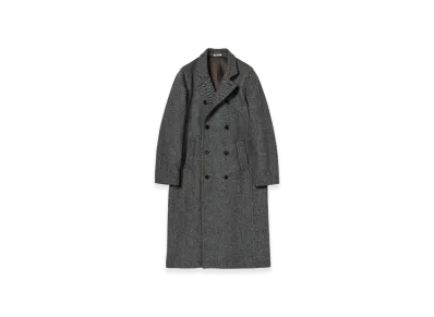 AURALEE Shetland Wool Double Cloth Coat "Grey"