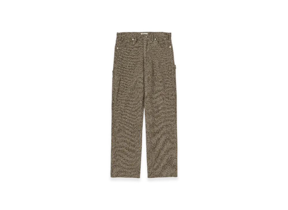 パンツ AURALEE SPUN TWEED PAINTER PANTS Homespun Tweed Painter Pants in Brown – SVRN
