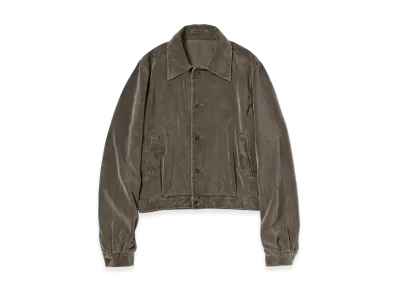 AURALEE Pigment Dyed Finx Cordurory Blouson "Olive Brown"