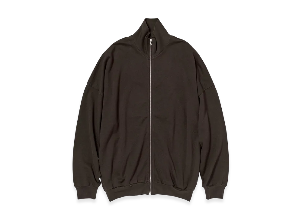 AURALEE Super High Gauge Sweat Zip Blouson "Dark Brown"