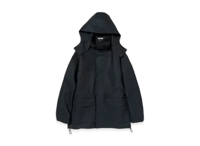 AURALEE High-Density Bonded Cotton Gabardine Blouson "Dark Navy"