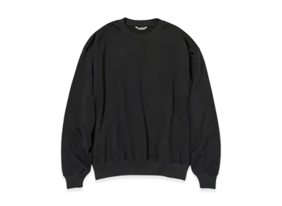 AURALEE Super High Gauge Sweat P/O "Ink Black"