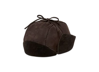 AURALEE Merino Mouton Cap "Dark Brown"