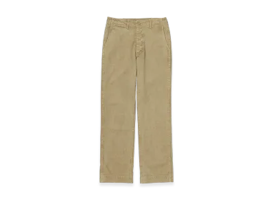 AURALEE Product Dyed Finx Chino Narrow Pants "Beige"