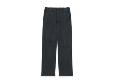 AURALEE Product Dyed Finx Chino Narrow Pants "Black"