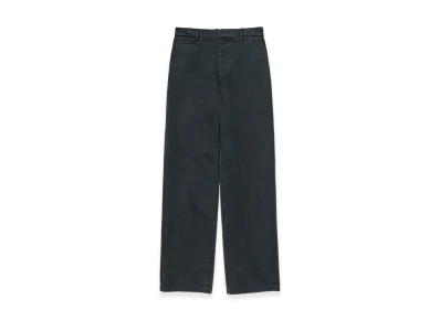 AURALEE Product Dyed Finx Chino Narrow Pants "Black"