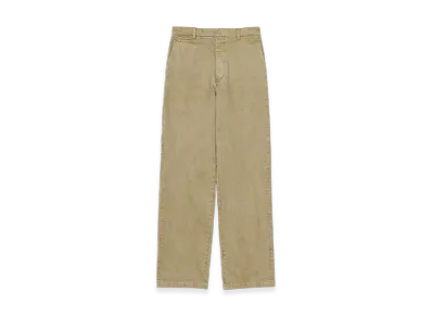 AURALEE Product Dyed Finx Chino Narrow Pants "Beige"