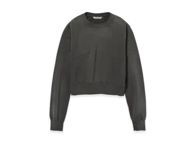 AURALEE Product Dyed Pima Light Sweat P/O "Ink Black"