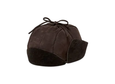 AURALEE Merino Mouton Cap "Dark Brown"