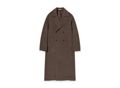 AURALEE Super Fine Wool Mosser Chesterfield Coat "Top Brown"