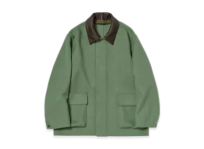 AURALEE Cashmere Melton Hand Sewn Blouson "Olive"