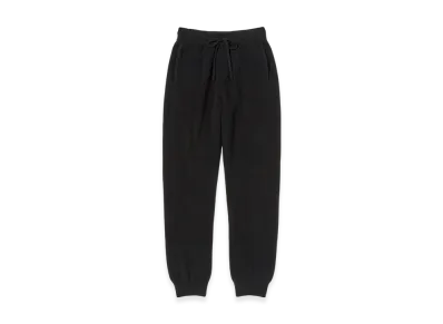 AURALEE Baby Cashmere Knit Pants "Top Black"