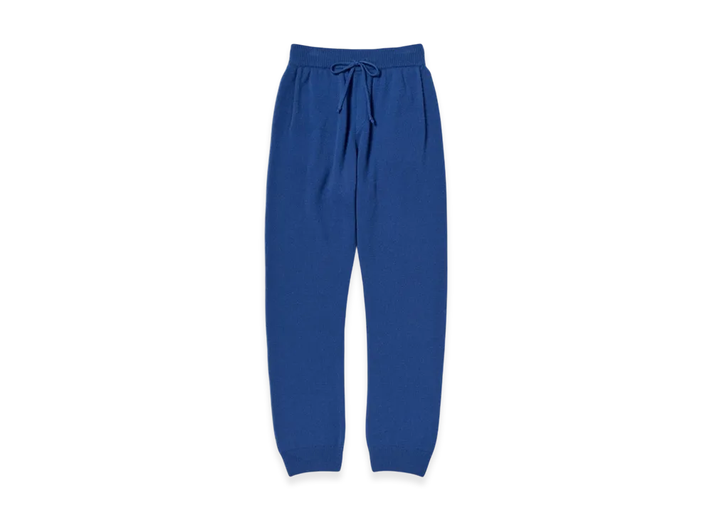 AURALEE Baby Cashmere Knit Pants "Royal Blue"